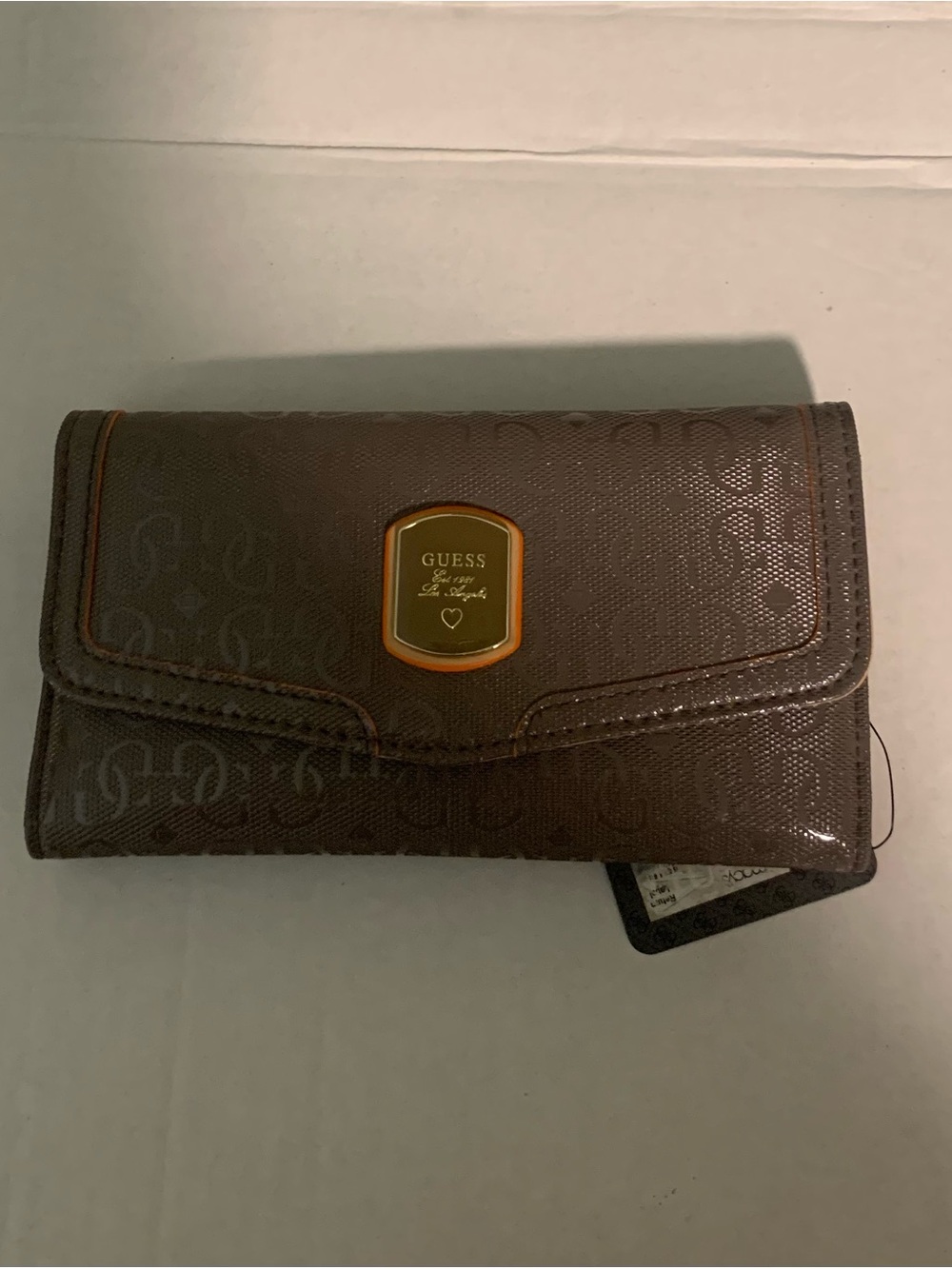 GUESS Frosted Slim Clutch